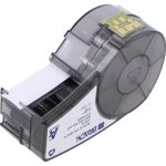 Fita Rotulador Brady M210/BMP21 Vinil 12mmx6,4m PR/BR - Imagem 2