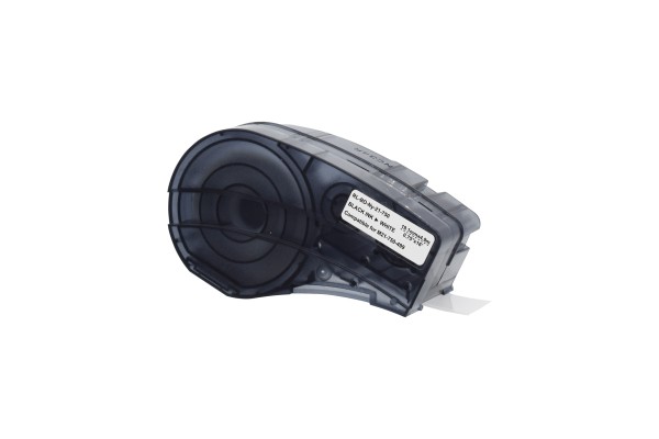 Fita Rotulador Brady M210/BMP21P Nylon Compativel 19mmx4,9m PR/BR C/ Chip - Imagem 2