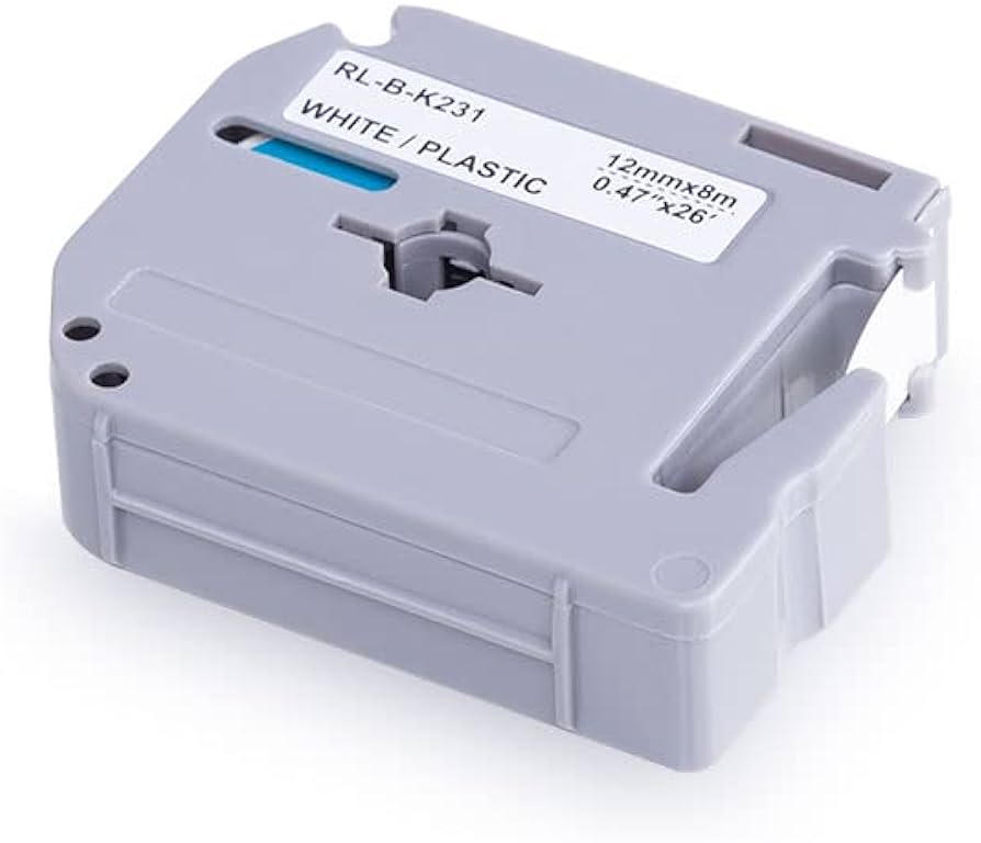 *2un Fita Rotulador M-TAPE Compatível 12mmx8m PR/BR