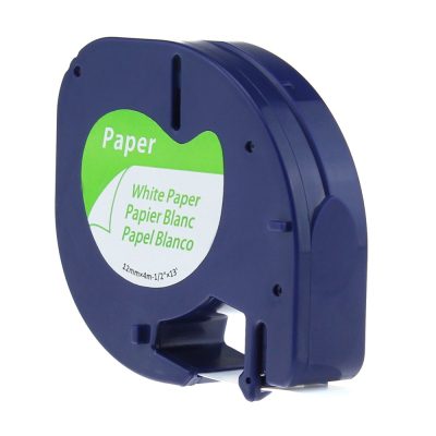 Fita Rotulador Dymo Letratag Papel Compatível 12mmx4m 1un BR