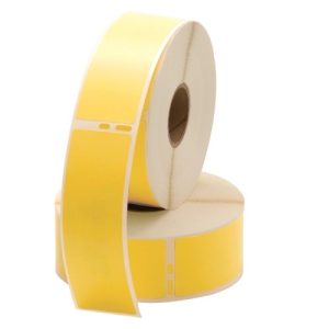Etiqueta LW450 Compatível 2,8x8,8cm Amarela Rolo C/376 Etiquetas