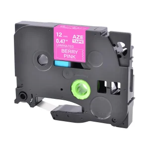 Fita Rotulador Brother TZ-TAPE Compatível 12mmx5m Uso Geral BR/PINK (promoção)