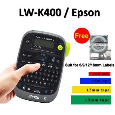 Rotulador Epson LabelWorks LW-K400 C/ Fonte de Energia (Fitas Até 19mm)