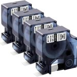 Fita Rotulador Dymo/Rhino Vinil Compatível 09mmx5,5m PR/BR - Image 2