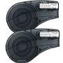 *3un Fita Rotulador M210 Vinil Autolam. Compatível 12mmx4,27m PR/BR
