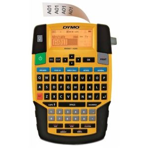 Rotulador Eletronico Rhinopro Industrial 4200 Kit Com Bateria e Fonte
