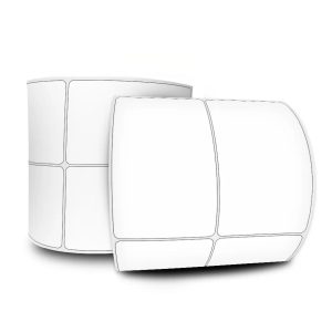 Etiqueta Papel Couche Zebra BR 50mm X 75mm 2 Colunas RL 35m