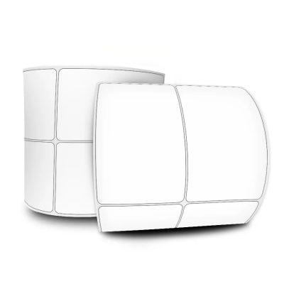 Etiqueta Papel Couche Zebra BR 50mm X 75mm 2 Colunas RL 35m