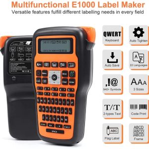 Rotulador E1000PRO (Compatível C/ Fitas TZ Até 12mm) C/ Cabo USB